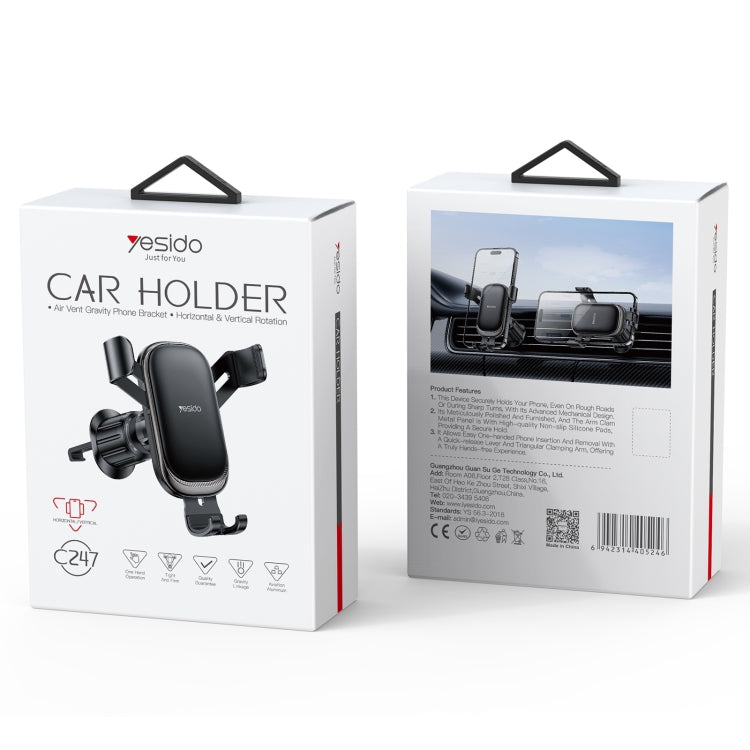 Yesido C247 Air Vent Gravity Car Holder