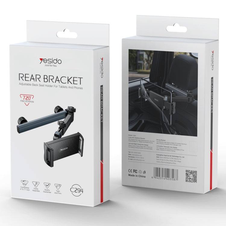 Yesido C294 Telescopic Car Backrest Folding Holder