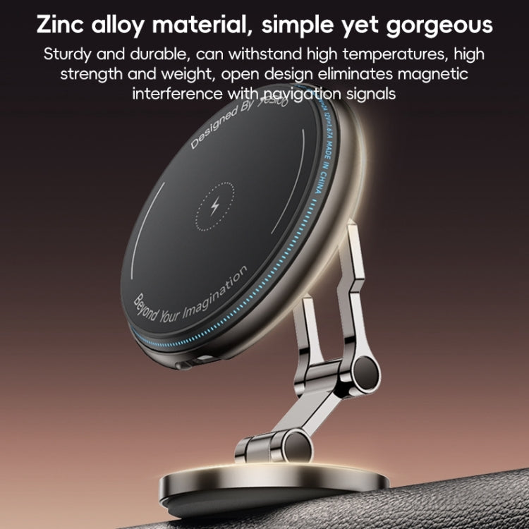 Yesido C306 15W Car Magnetic Wireless Charging Holder