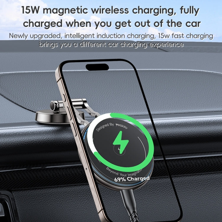 Yesido C306 15W Car Magnetic Wireless Charging Holder