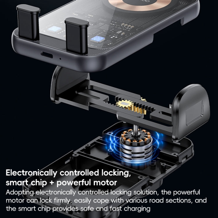 Yesido C307 15W Suction Cup Car Wireless Charging Holder