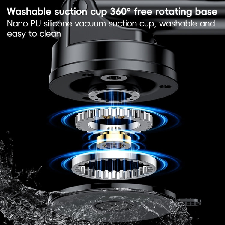 Yesido C307 15W Suction Cup Car Wireless Charging Holder