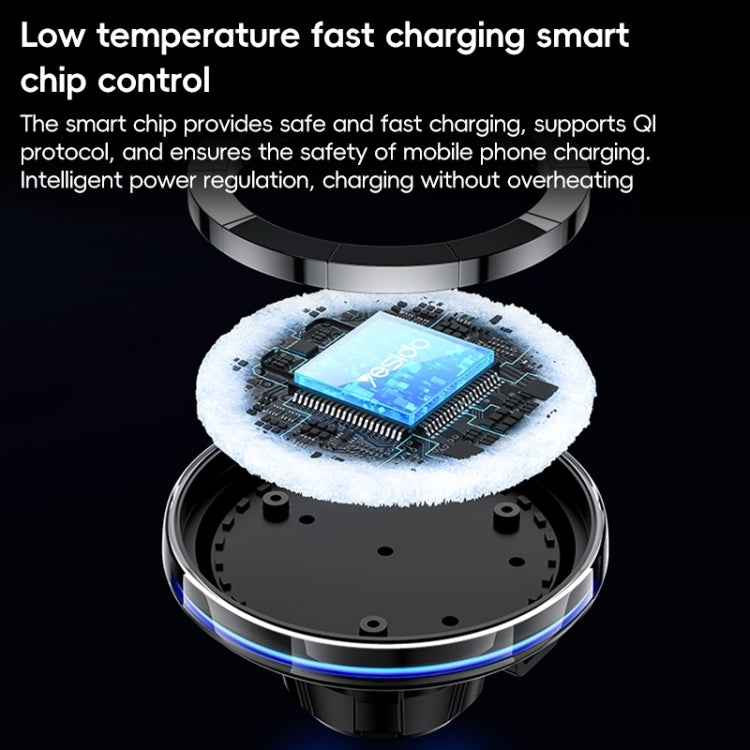 Yesido C308 15W Air Outlet Car MagSafe Magnetic Wireless Charging Holder