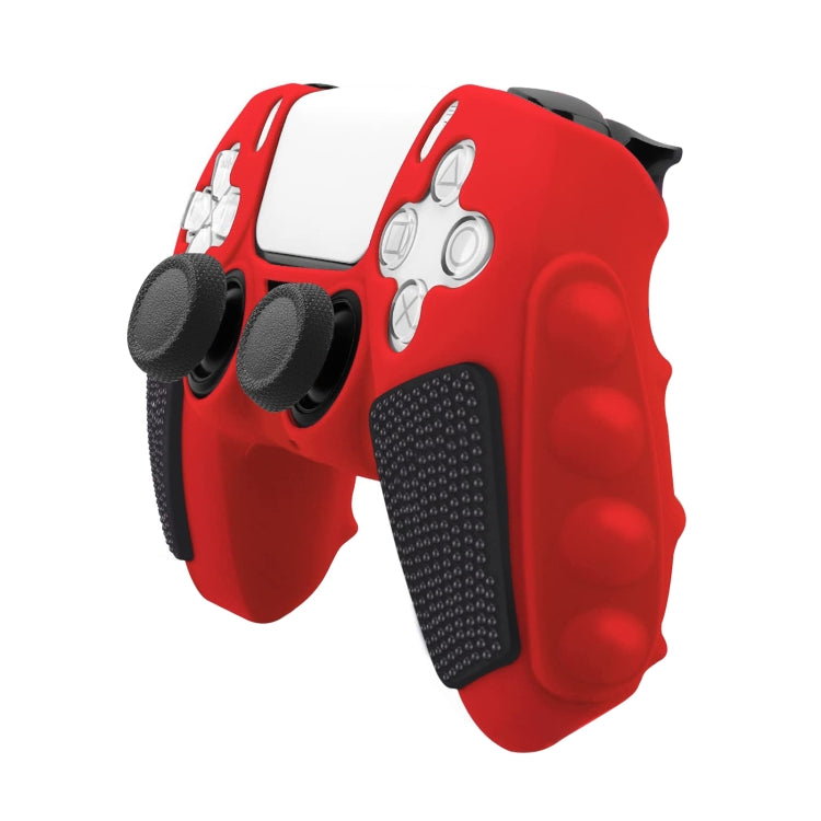 Splicing Color Silicone Gamepad Protective Case without Rocker Caps