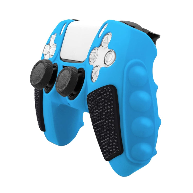 Splicing Color Silicone Gamepad Protective Case without Rocker Caps