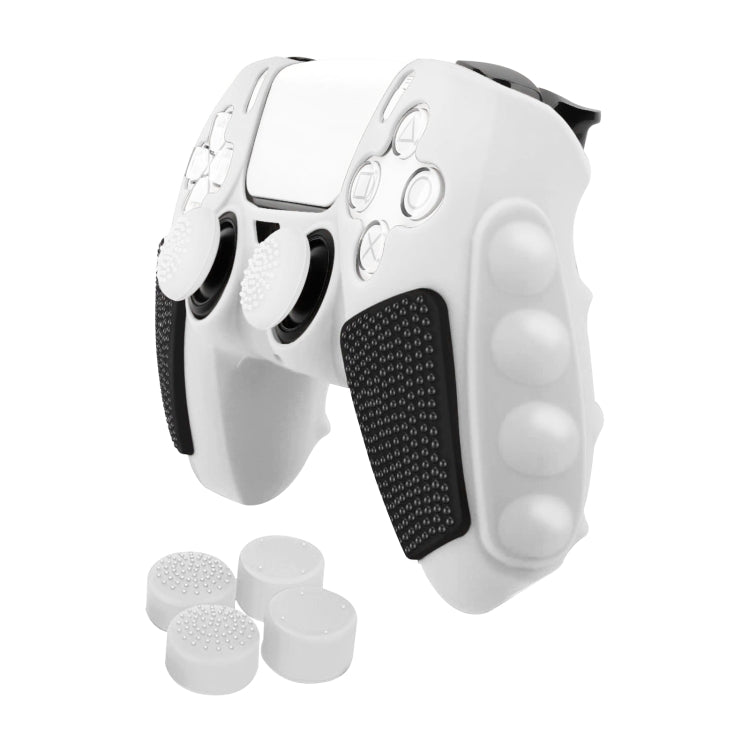 Splicing Color Silicone Gamepad Protective Case with Rocker Caps