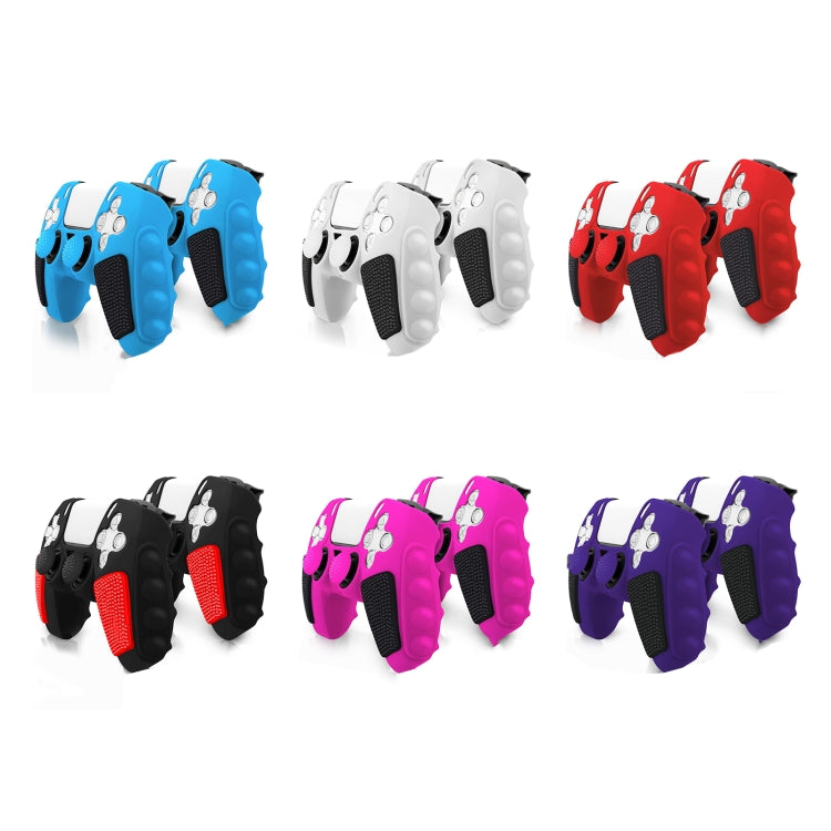 Splicing Color Silicone Gamepad Protective Case with Rocker Caps