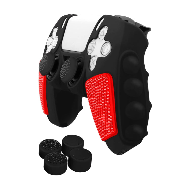 Splicing Color Silicone Gamepad Protective Case with Rocker Caps