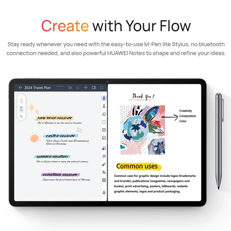 HUAWEI MatePad SE 11 2024 WiFi Tablet PC, 11 inch HarmonyOS 4.2 Qualcomm Snapdragon 685 Octa Core