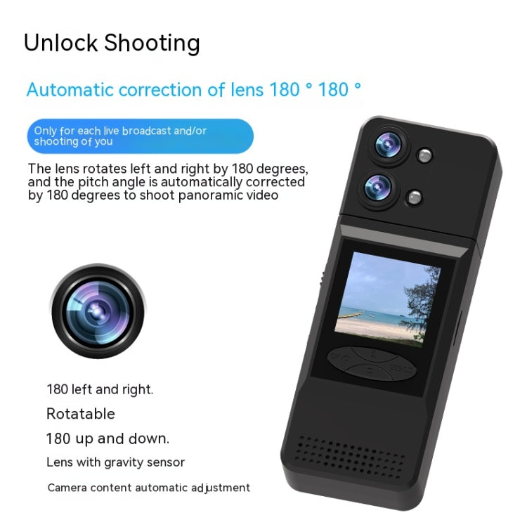 A3 1.5 inch Color Screen 180 Degree Rotation HD Outdoor Sports Recorder