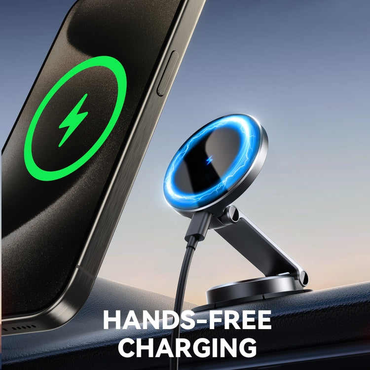JOYROOM JR-ZS408 Metal Car Magnetic Wireless Charger Holder
