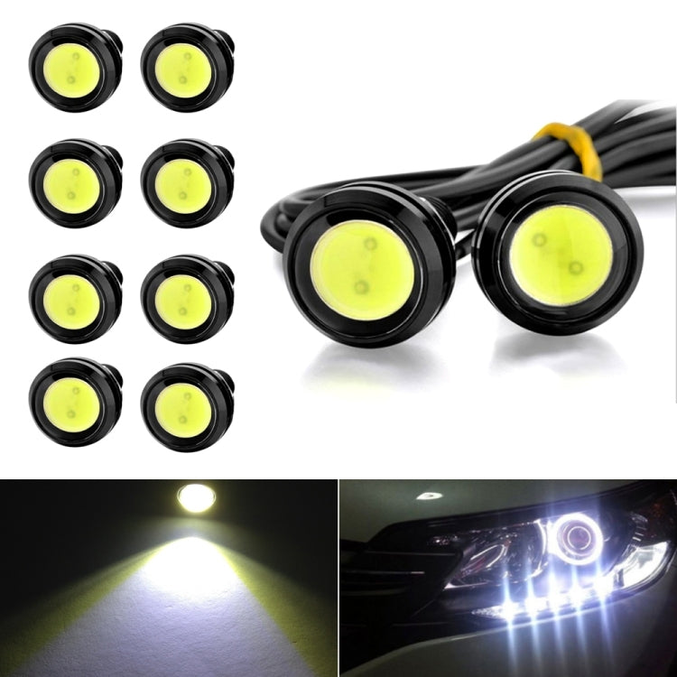 10pcs 23mm 1.5W DC12V Motorcycle Eagle Eye Light Double Lens Strobe Light