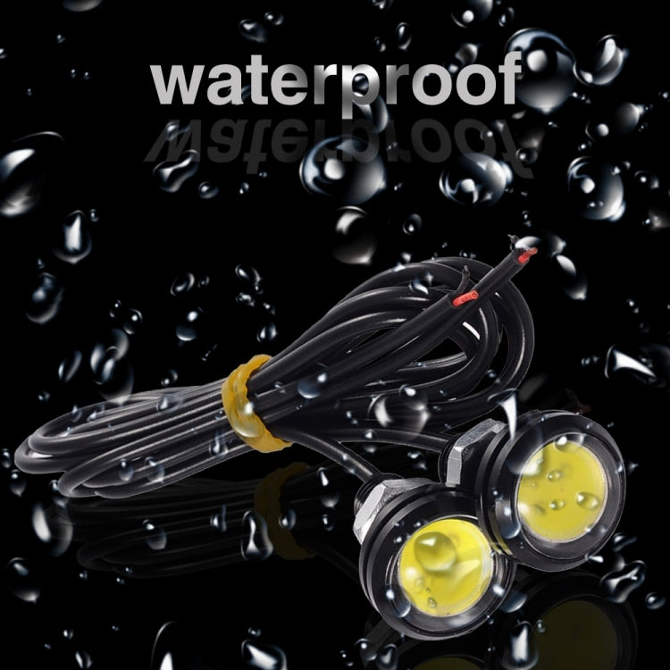 10pcs 23mm 1.5W DC12V Motorcycle Eagle Eye Light Double Lens Strobe Light