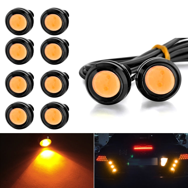 10pcs 23mm 1.5W DC12V Motorcycle Eagle Eye Light Double Lens Strobe Light