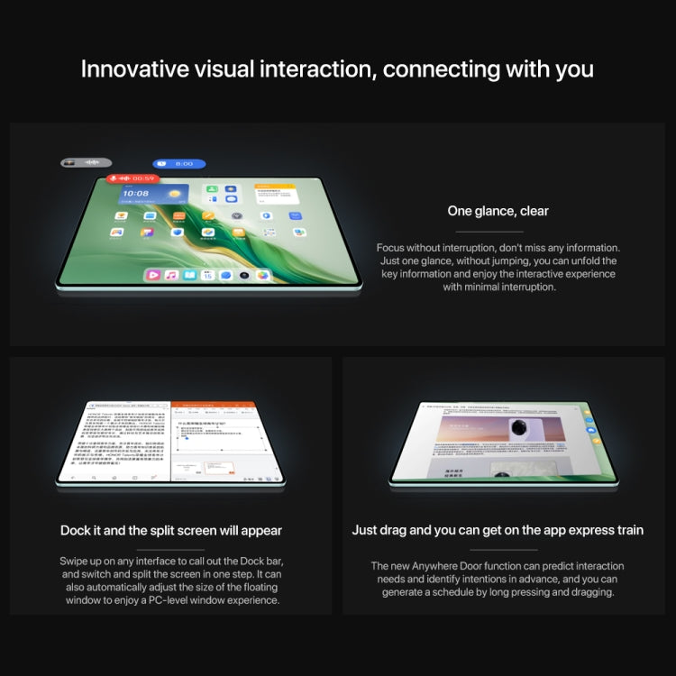 Honor MagicPad2 WiFi Tablet PC, 12.3 inch MagicOS 8.0.1 Qualcomm Snapdragon 8s Gen 3 Octa Core