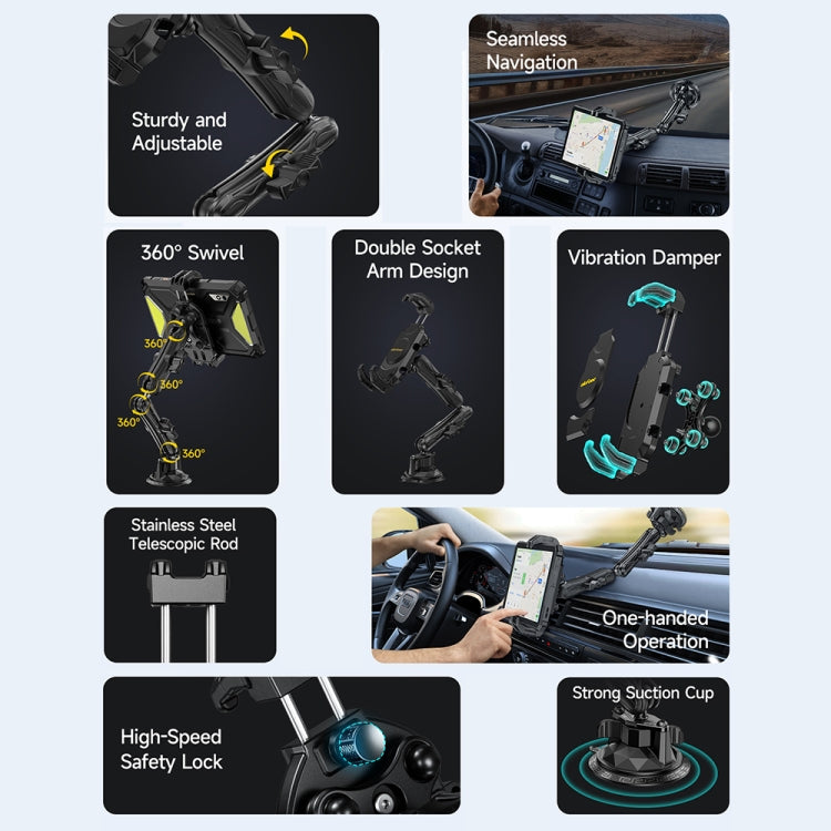 Ulefone UAN02 Armor Mount Max Car Phone Tablet Holder