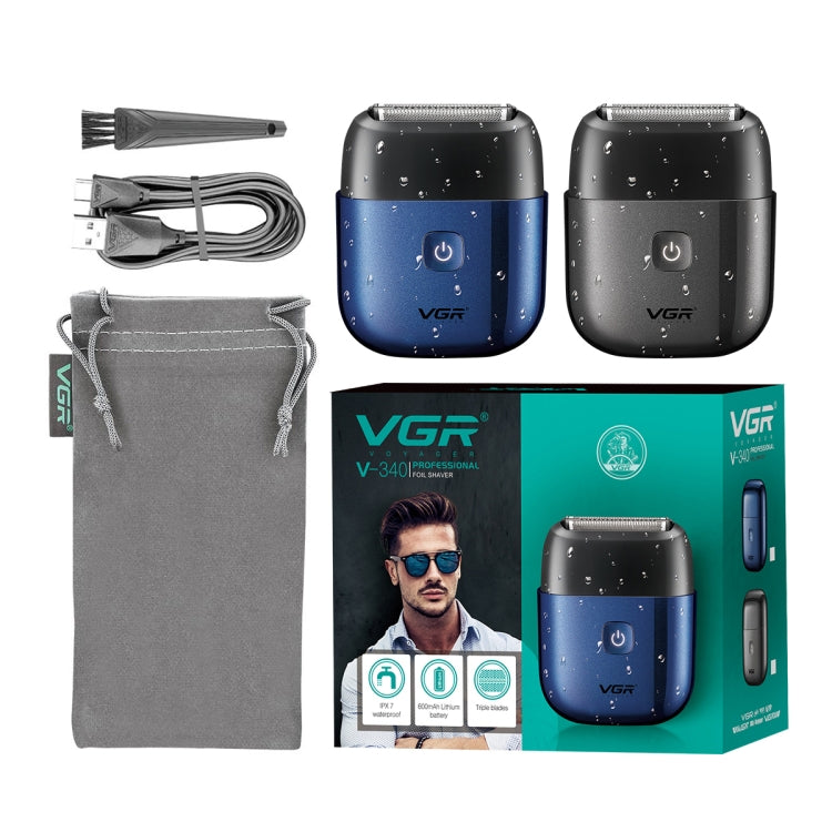 VGR V-340 5W USB Mini Portable Reciprocating Electric Shaver