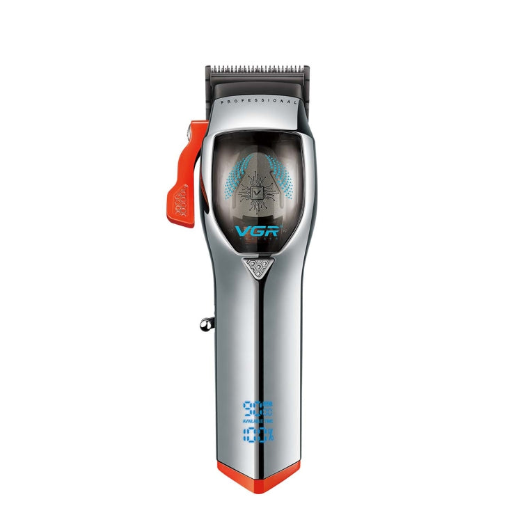 VGR V-647 5W USB LED Digital Display Magnetic Motor Electric Hair Clipper