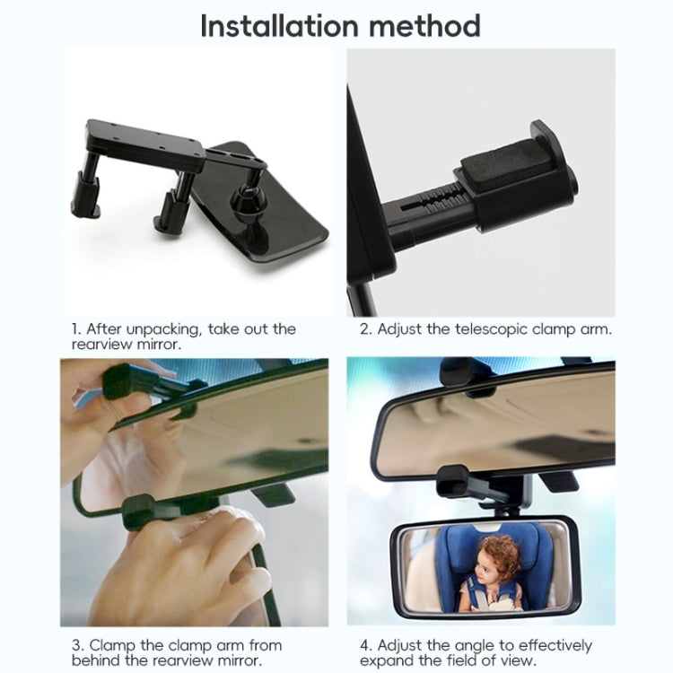 3R-2361 Car Auxiliary Rearview Side Mirror Wide Angle Interior Mirror