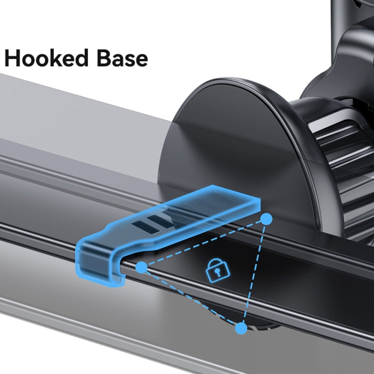 USAMS CD230 15W Accurate Aligment Wireless Charging Car Phone Holder with Suction Cup