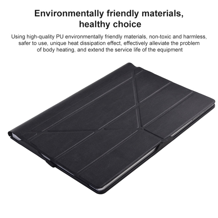 Deformation Single Screen Leather Laptop Case