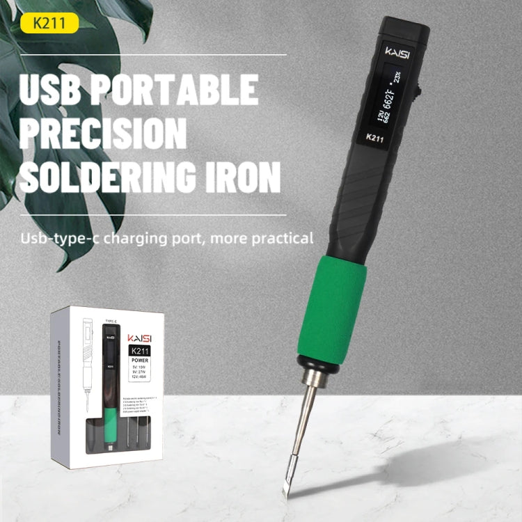 Kaisi K211 USB Portable Electric Soldering Iron with Smart Sleep