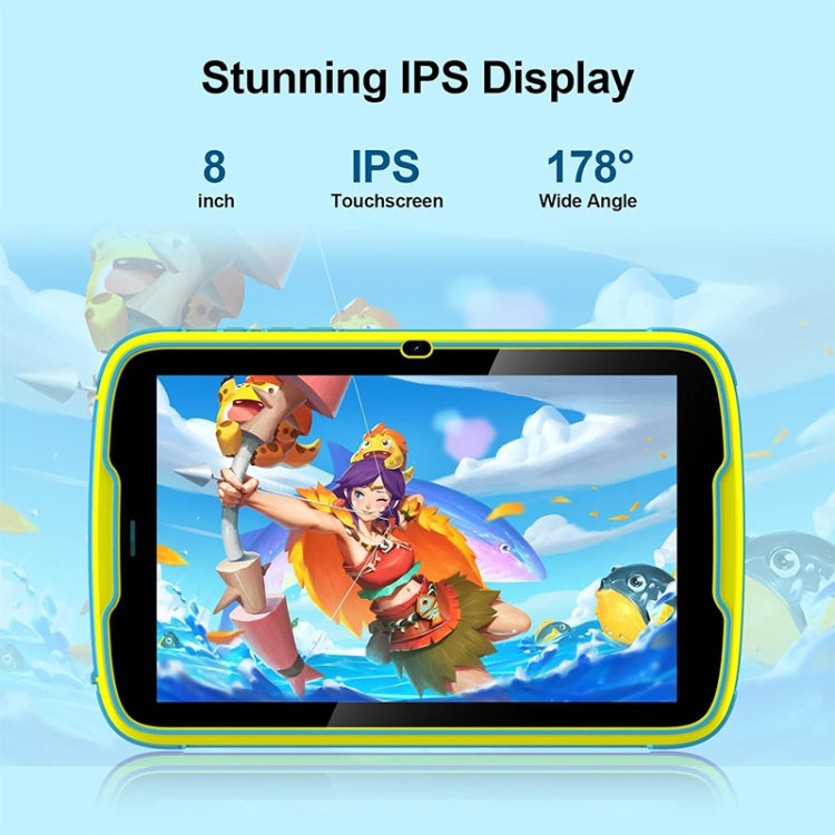 UNIWA  Boxchip Tab 8 WiFi Kid Tablet, 8 inch Android 13 Allwinner A523 Octa Core CPU Support Google Play