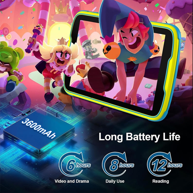 UNIWA  Boxchip Tab 8 WiFi Kid Tablet, 8 inch Android 13 Allwinner A523 Octa Core CPU Support Google Play