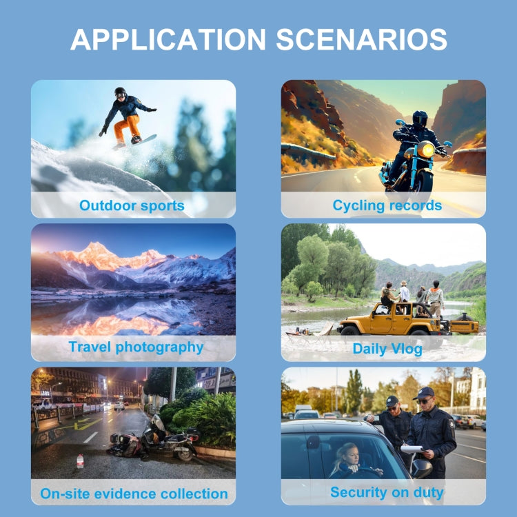 L19 180 Degree Rotation 4K High-definition Travel Recorder