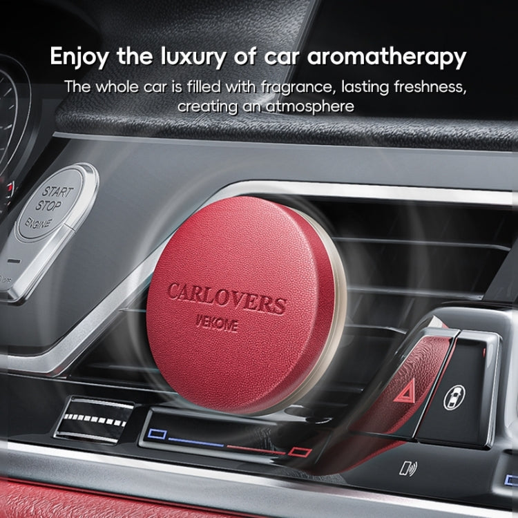 WEKOME WT-CA07 K-Captain Genuine Leather Solid Car Aroma Diffuser