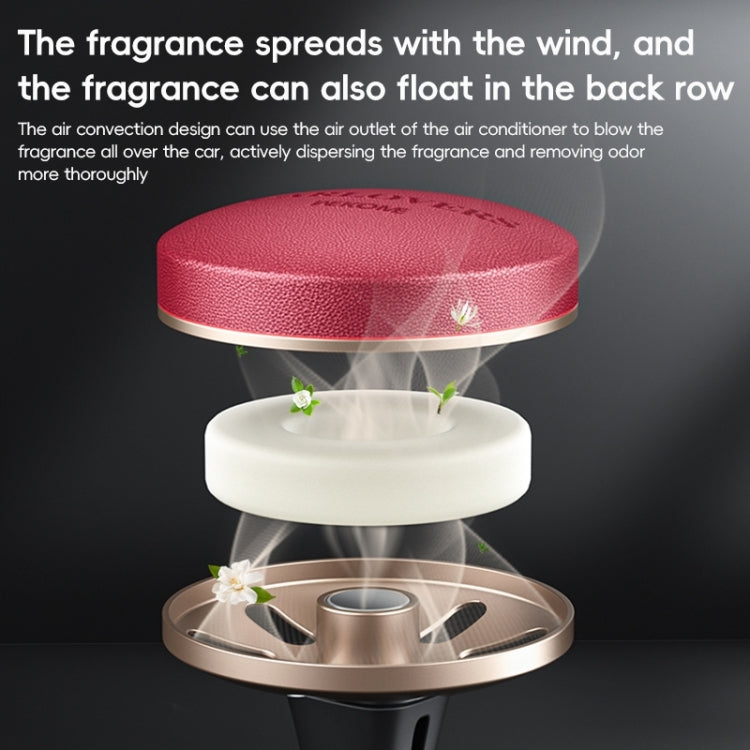 WEKOME WT-CA07 K-Captain Genuine Leather Solid Car Aroma Diffuser