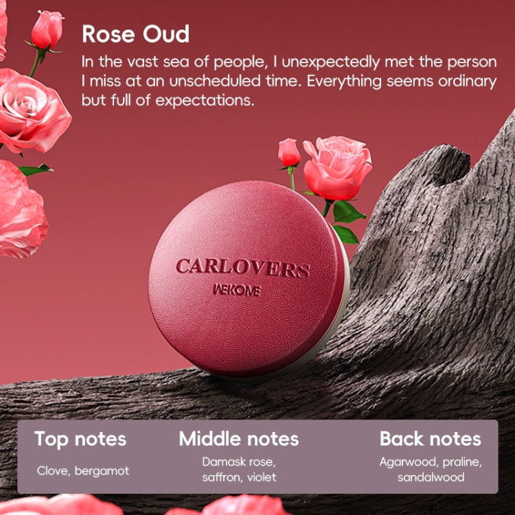 WEKOME WT-CA07 K-Captain Genuine Leather Solid Car Aroma Diffuser