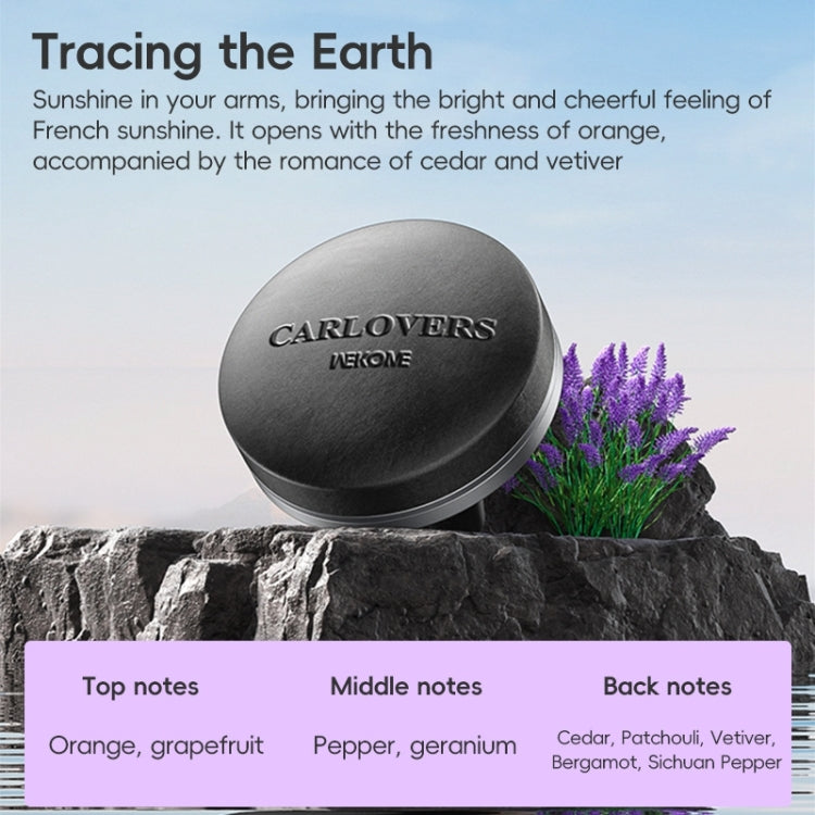 WEKOME WT-CA07 K-Captain Genuine Leather Solid Car Aroma Diffuser