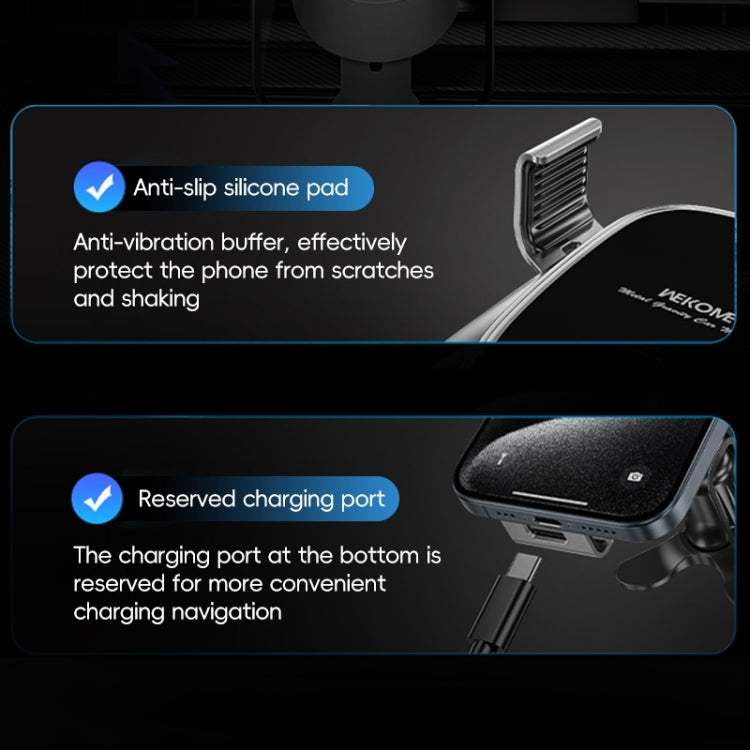 WEKOME WA-S58 K-Captain Metal Car Air Outlet Gravity Holder