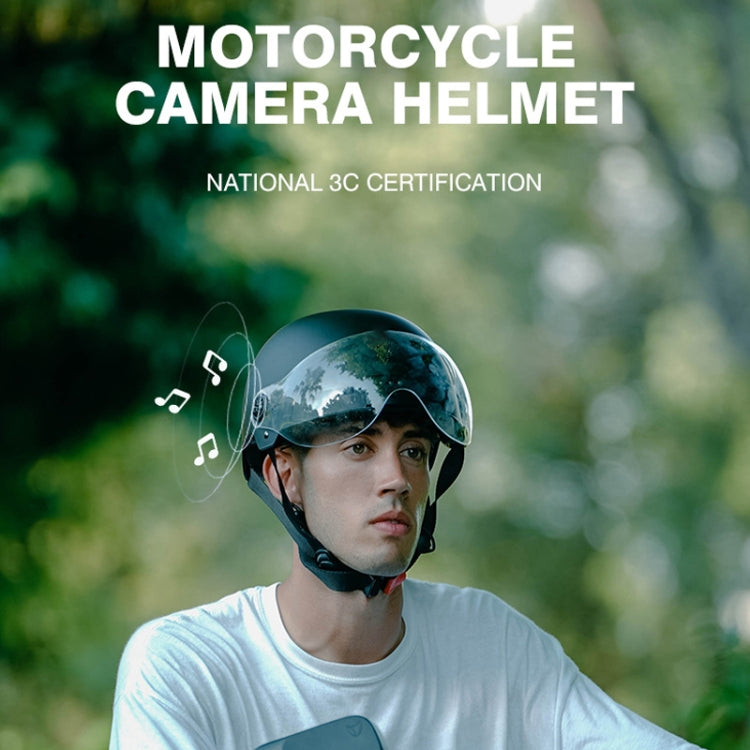 M6 1080P HD Camera Recorder Cycling Smart Helmet, Size: 54-63cm