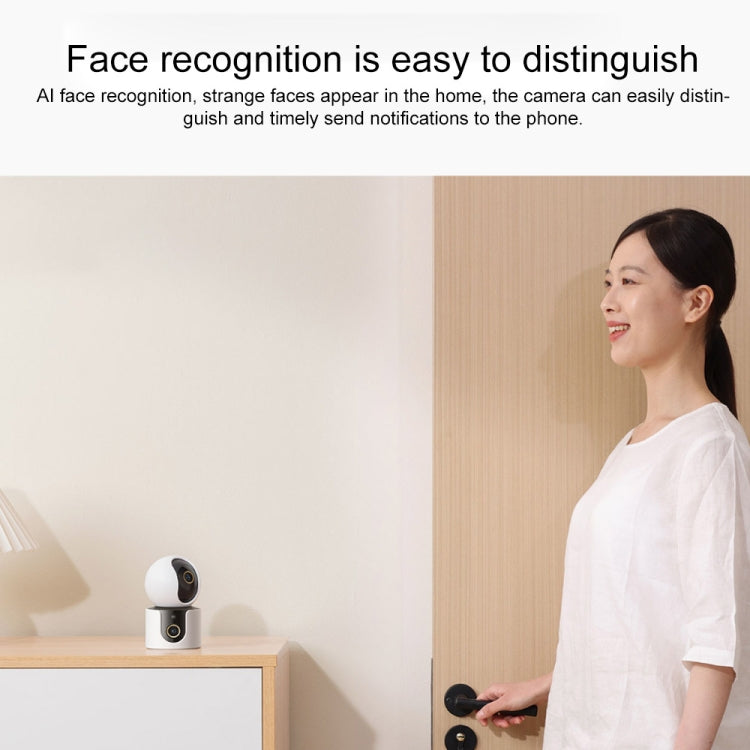Original Xiaomi Smart Camera C500 Dual Lens Edition 4MP Support AI Detection, US Plug