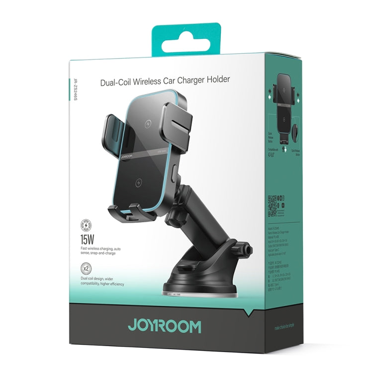 JOYROOM JR-ZS246S Car Instrument Platform Wireless Charger Phone Holder