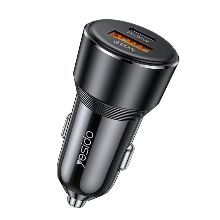 Yesido Y64 PD30W Type-C + QC20W USB Super Fast Car Charger