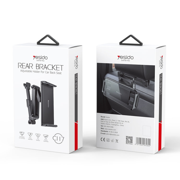 Yesido C117 Car Headrest Backseat Phone & Tablet Holder