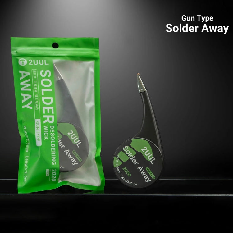2UUL DW21 2.0mm Solder Away Desoldering Wick, Length: 2m