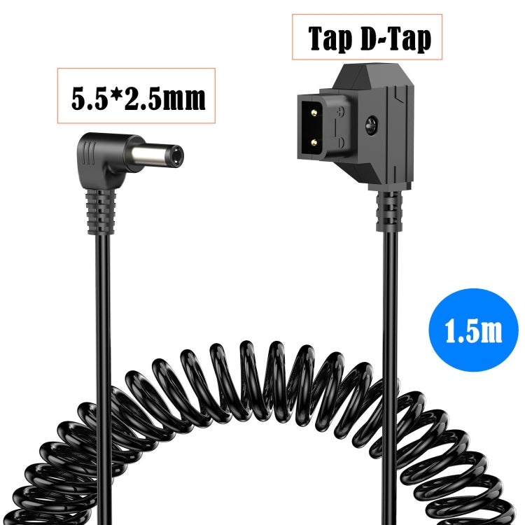 1.5m D-Tap B-Type Male to DC Adapter Monitor Cable