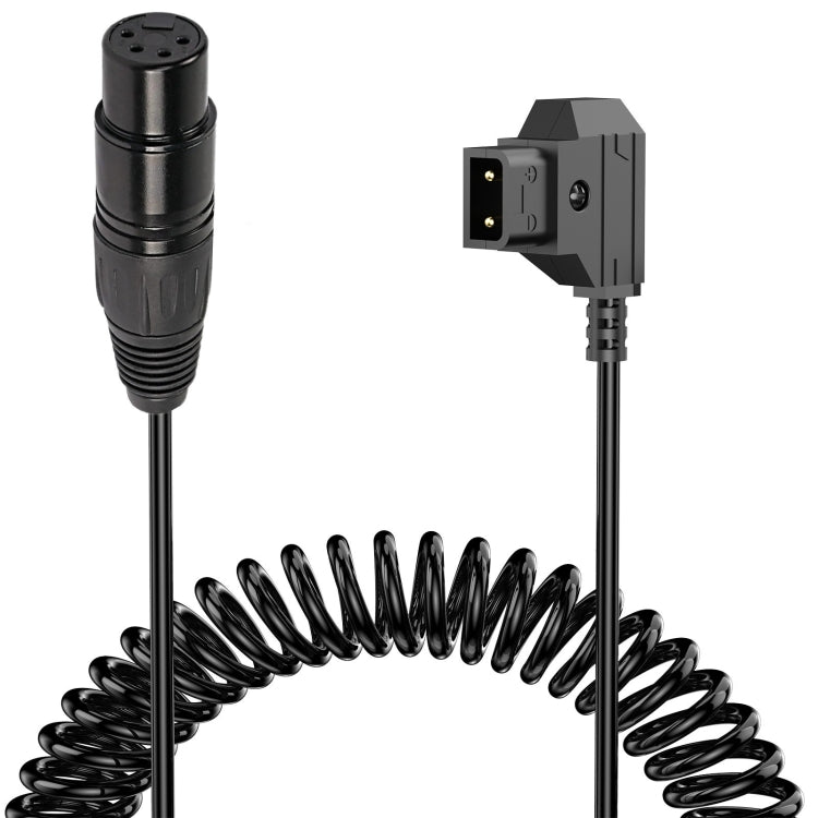 Camera Monitor Power Supply Cable Coiled Adapter Cable, Length: 1.5m