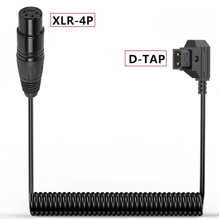 Camera Monitor Power Supply Cable Coiled Adapter Cable, Length: 1.5m
