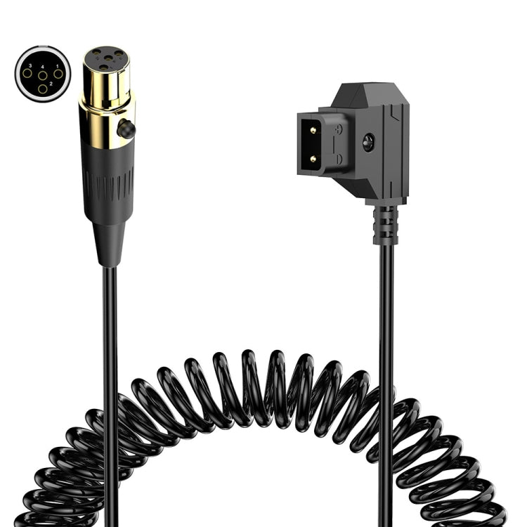 Camera Monitor Power Coiled Adapter Cable, Length: 1.5m