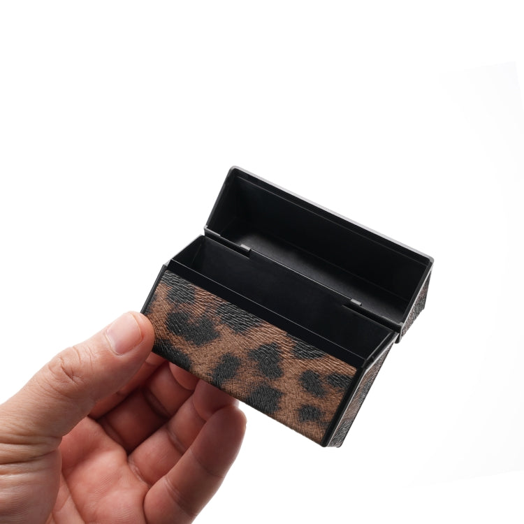 For IQOS Series Electronic Cigarette Grooved Leather PC Storage Box