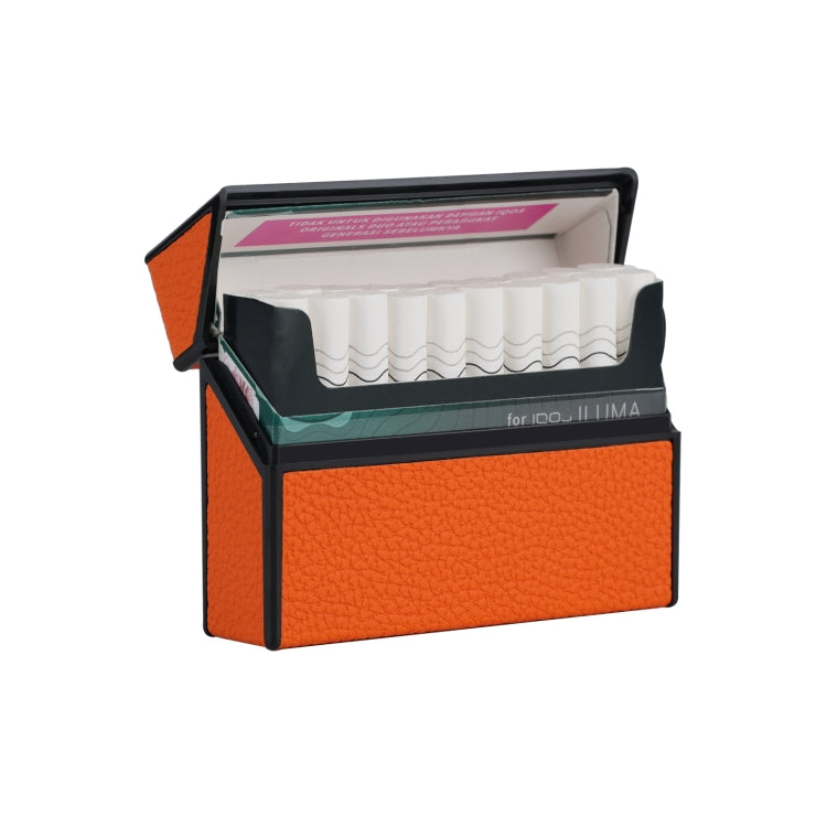 For IQOS Series Electronic Cigarette Grooved Leather PC Storage Box