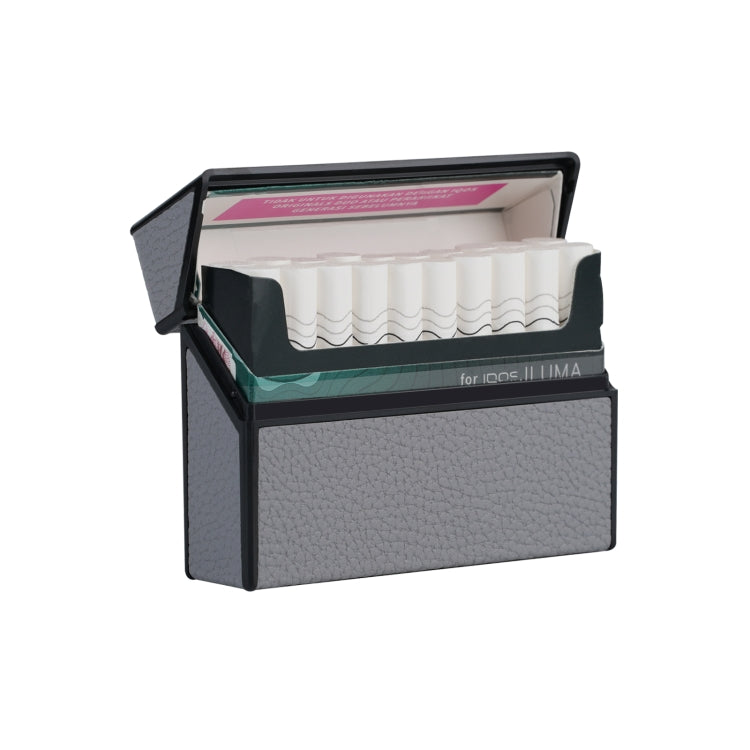 For IQOS Series Electronic Cigarette Grooved Leather PC Storage Box