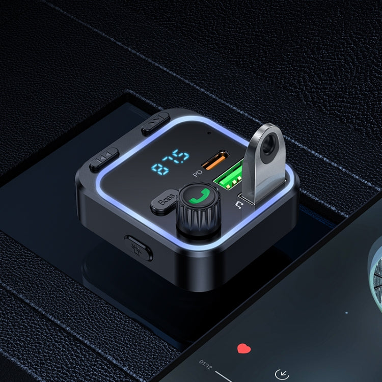 Borofone BC53 Highway PD20W & QC3.0 Car Bluetooth FM Transmitter