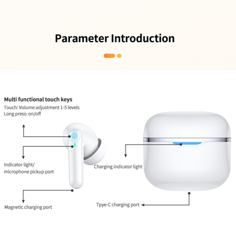 Bluetooth 5.3 In-ear AI Smart Recognition Hearing Aid
