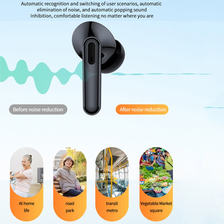 Bluetooth 5.3 In-ear AI Smart Recognition Hearing Aid